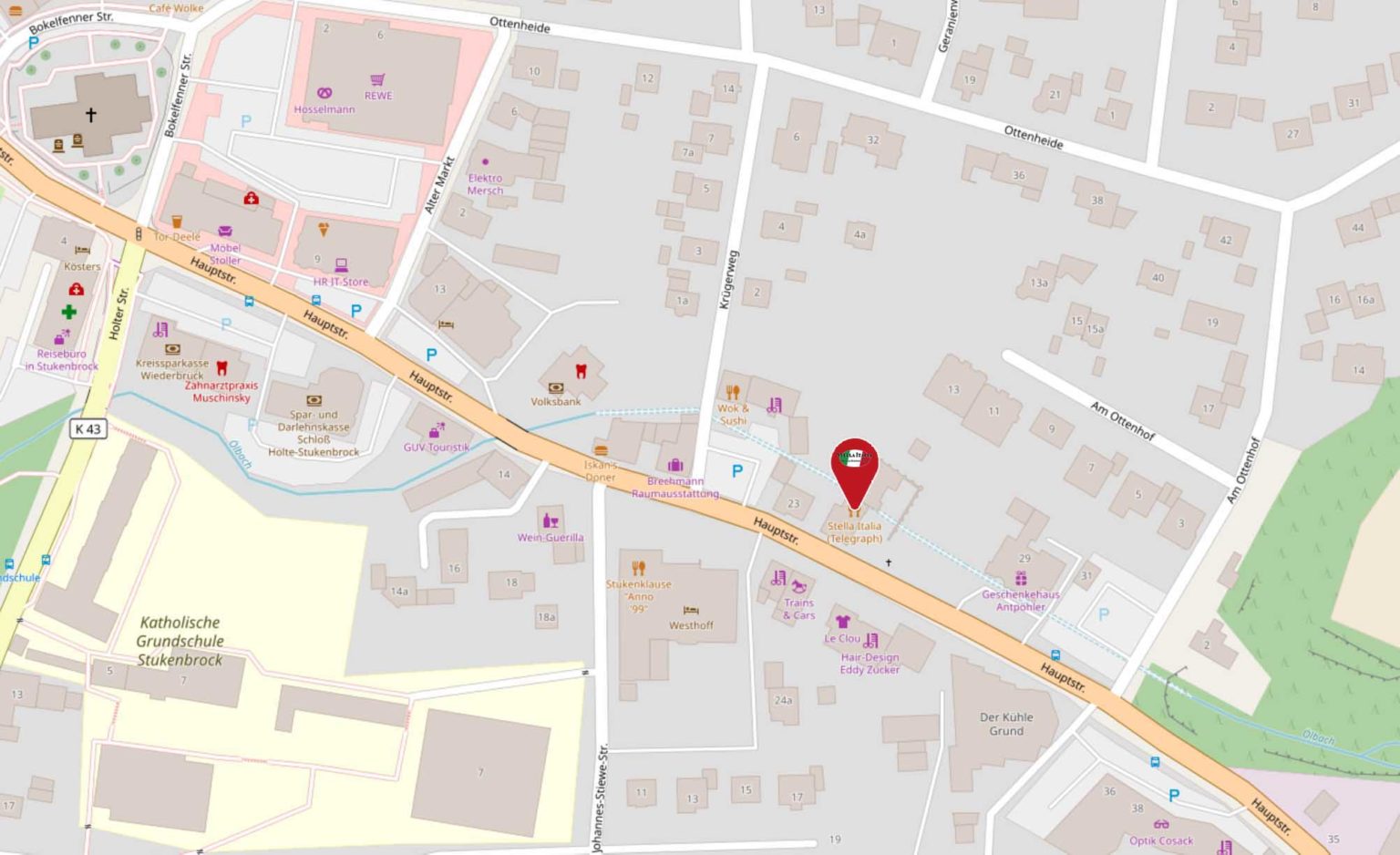 Pizzeria Stella Italia Holzofenpizza